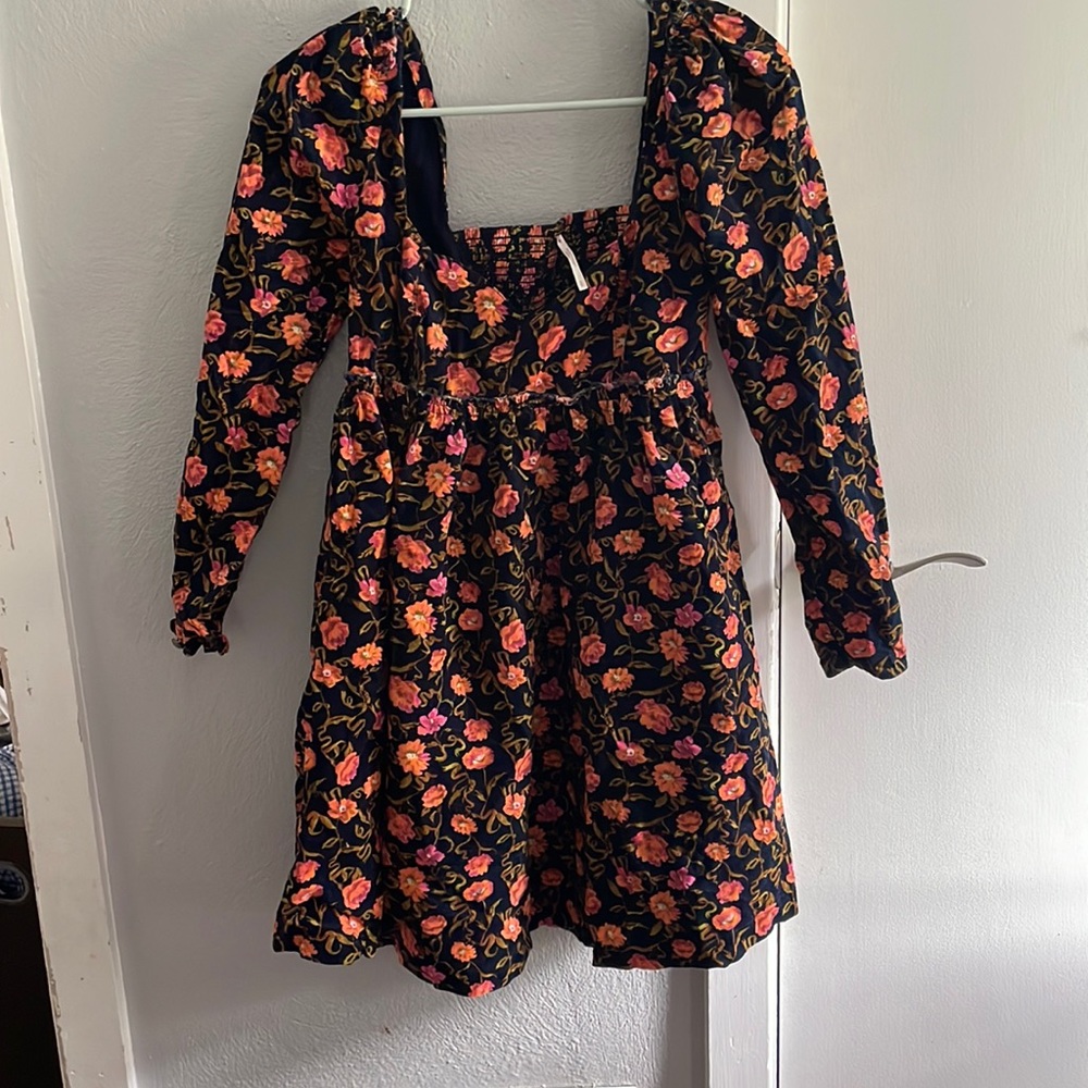 Free People Corduroy Floral Dress